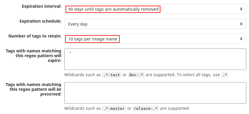 Gitlab Default Cleanup Policy